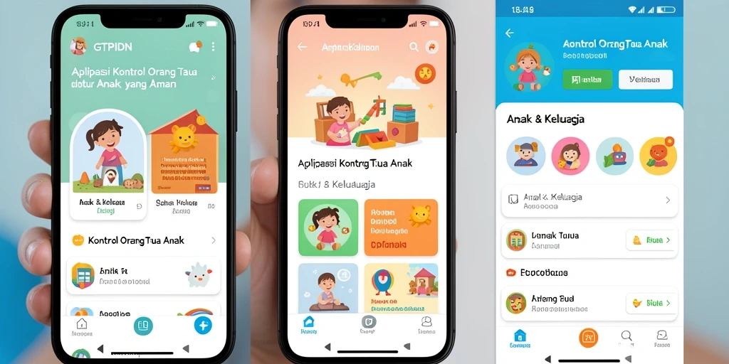 Antarmuka aplikasi GTPIDN yang intuitif dan mudah digunakan.