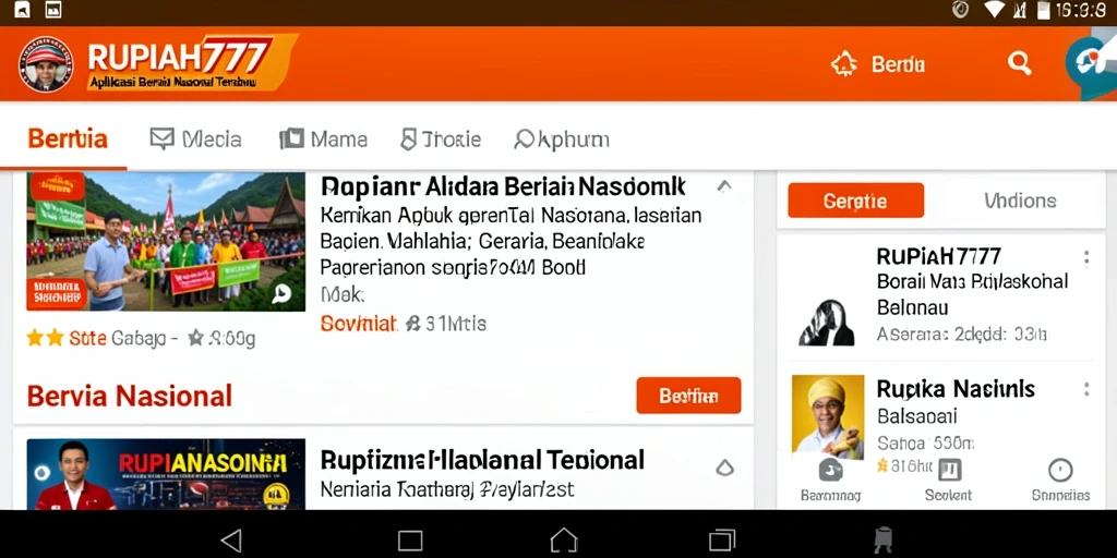 Tampilan antarmuka RUPIAH777 yang menarik dan mudah digunakan.
